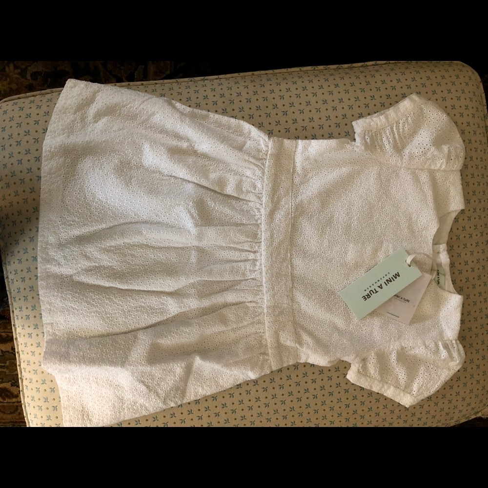 Mini a Ture Copenhagen white brand new kids dress